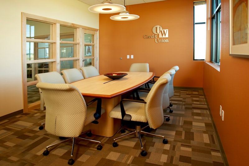 Middleton Hills tenant UW Credit Union conference room