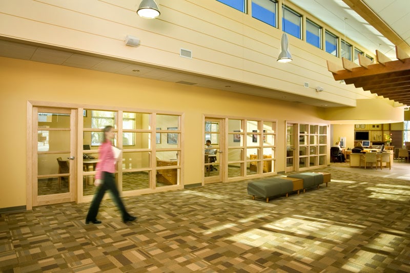 UW Credit Union hallway