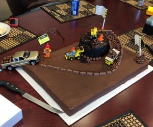 Construction cake
