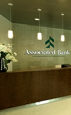 Associated Bank lobby desk