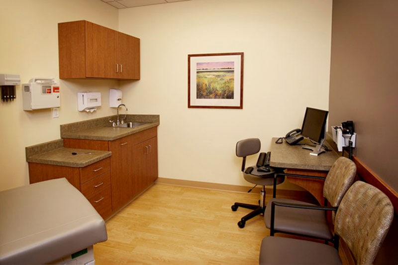 UW Health Clinic exam room