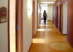 Meriter Pediatric Clinic hallway