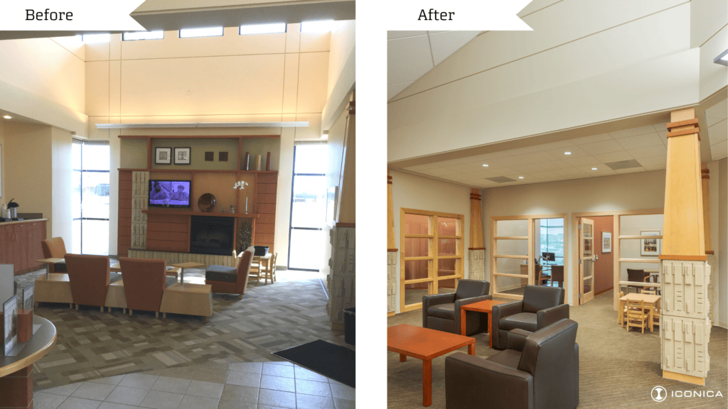 UWCU Sun Prairie before and after photos