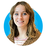 Headshot photo of girl with brown hair