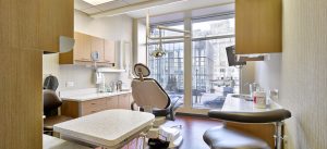 Private Dental operatory space with window view