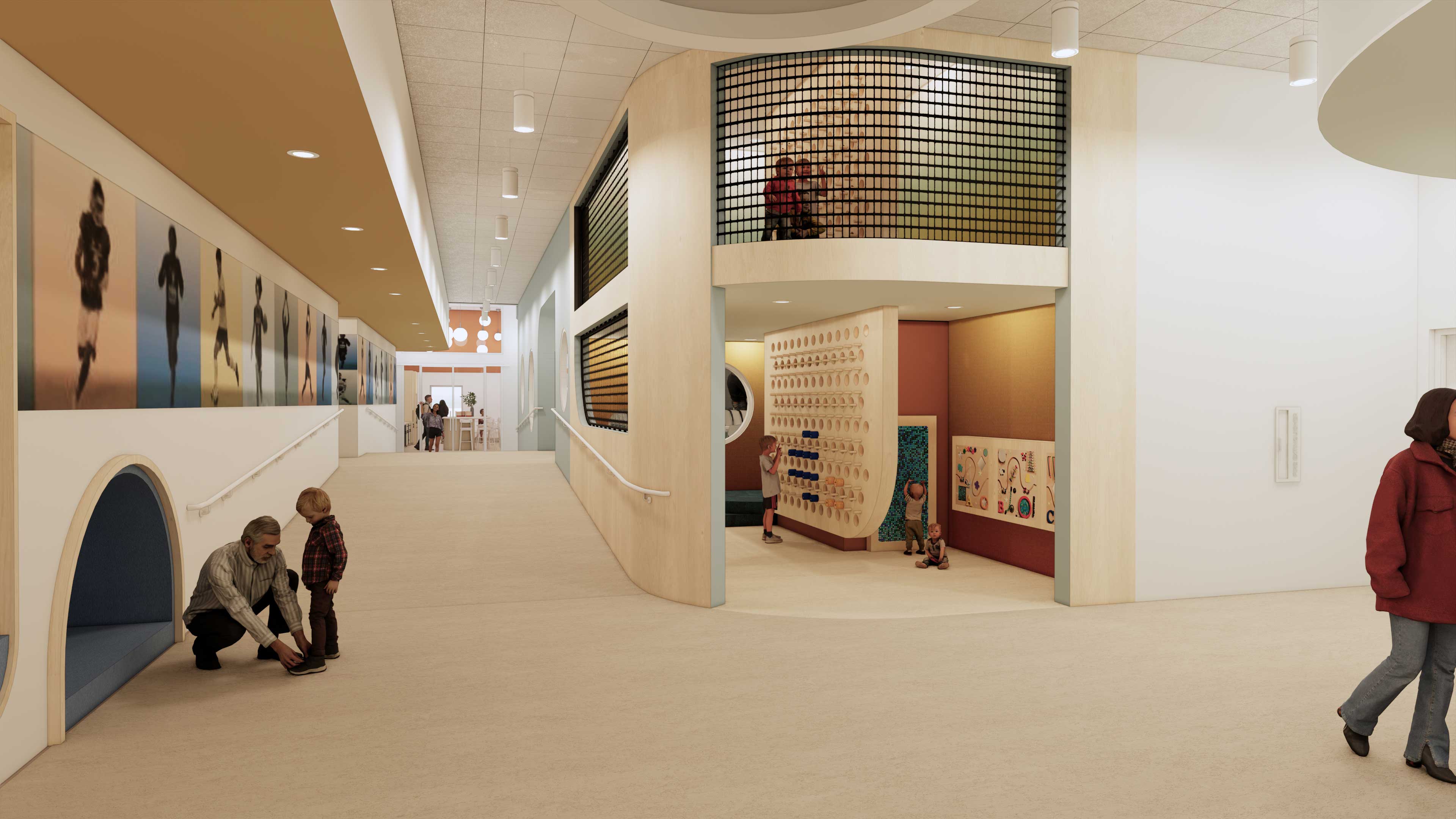 Play area design rendering